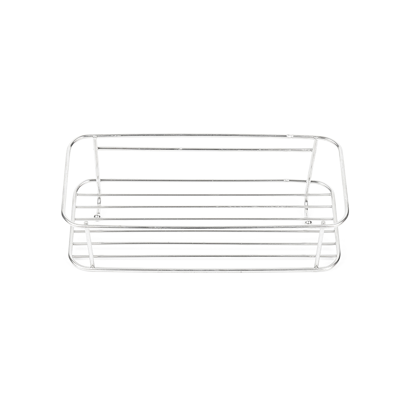 Nalepovací sprchový vozík z nehrdzavejúcej ocele s háčikmi