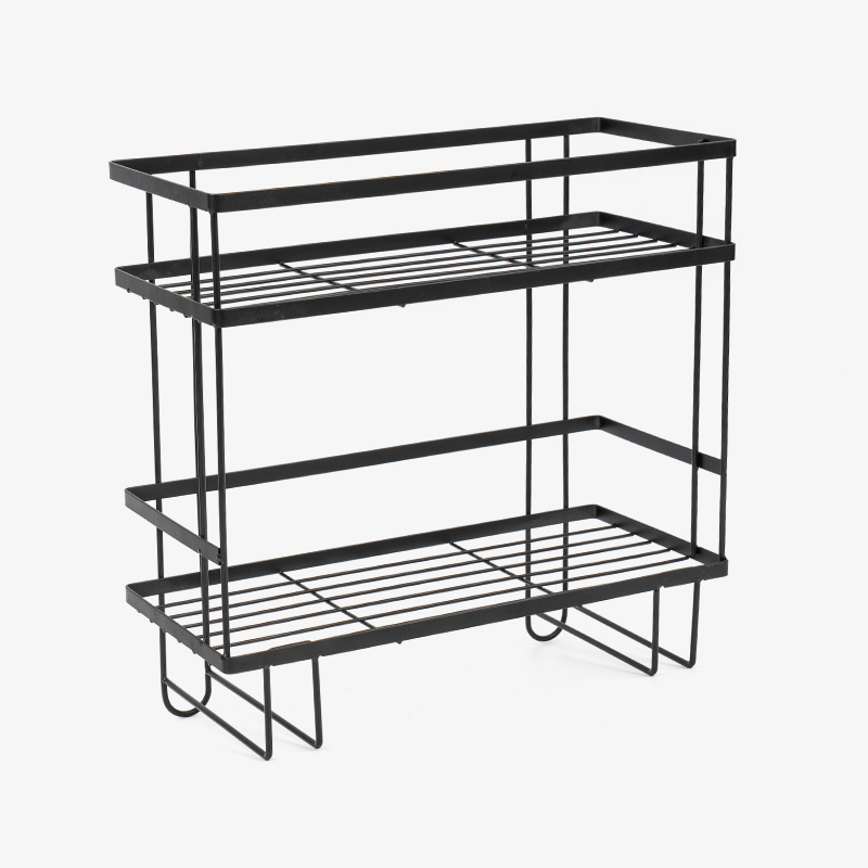 Dvojvrstvová nástenná polica