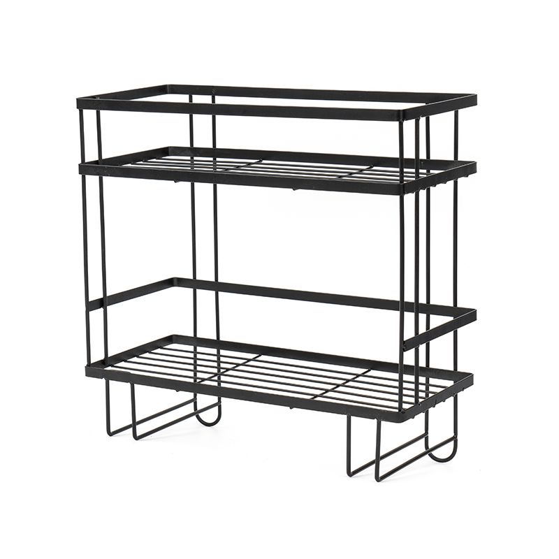 Dvojvrstvová nástenná polica