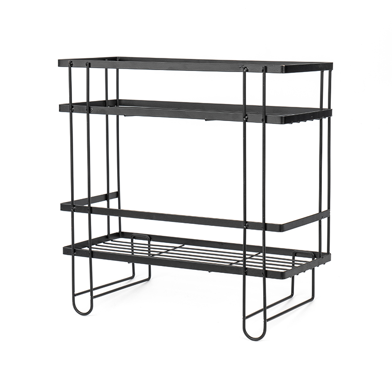 Dvojvrstvová nástenná polica