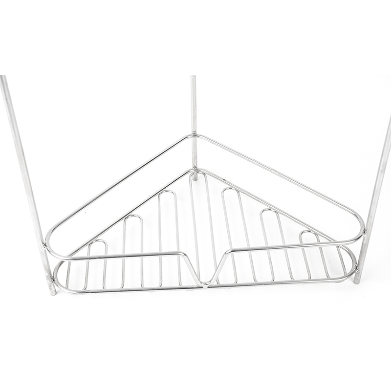 3-poschodová rohová polica s organizérom do kúpeľne