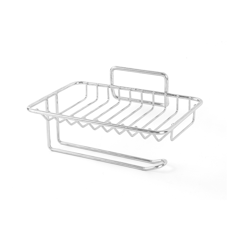 Keramická miska na mydlo so samoodvodňovaním a stojanom z nehrdzavejúcej ocele