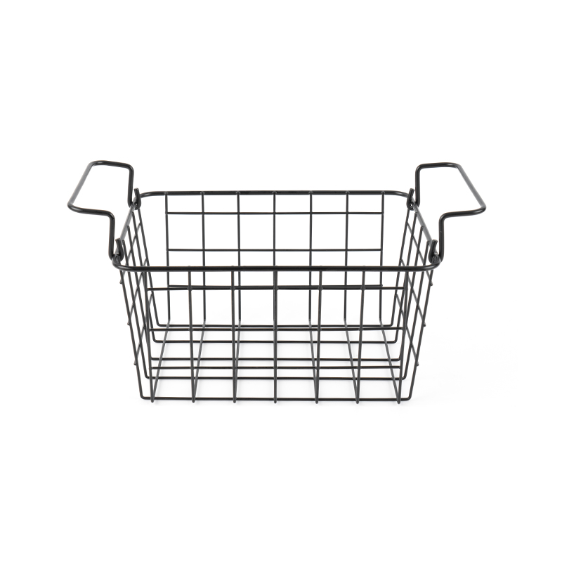 Kovová drôtená sieťovina stohovateľná úžitková nádoba, veľký obdĺžnik