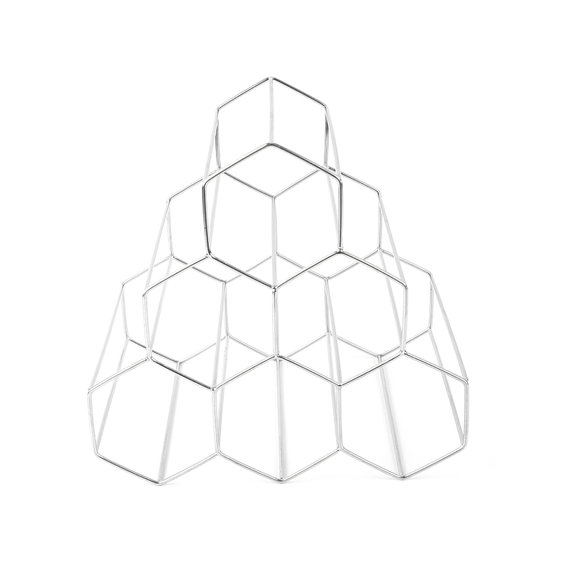 3-úrovňový stojan na fľaše na víno na dosku