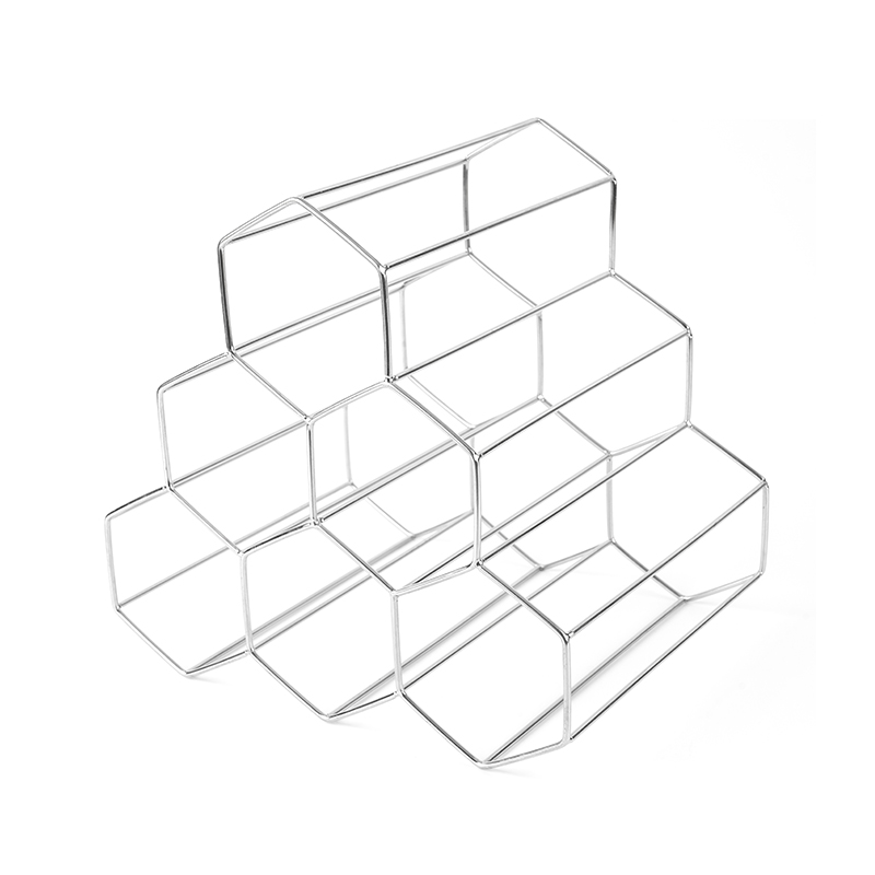 3-úrovňový stojan na fľaše na víno na dosku