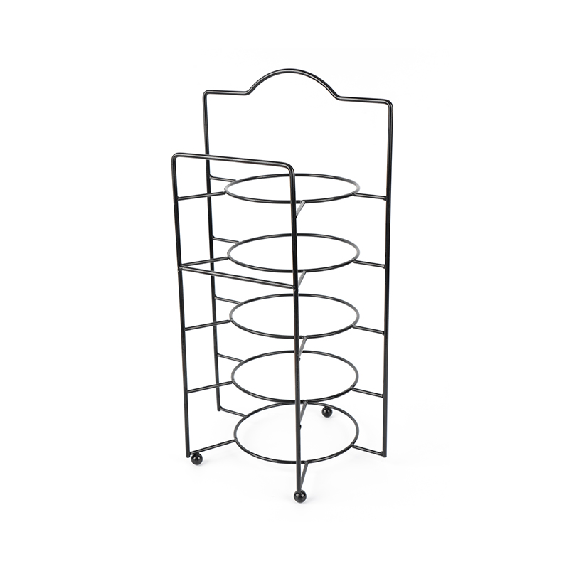 Poschodový servírovací stojan s miskami a riadom