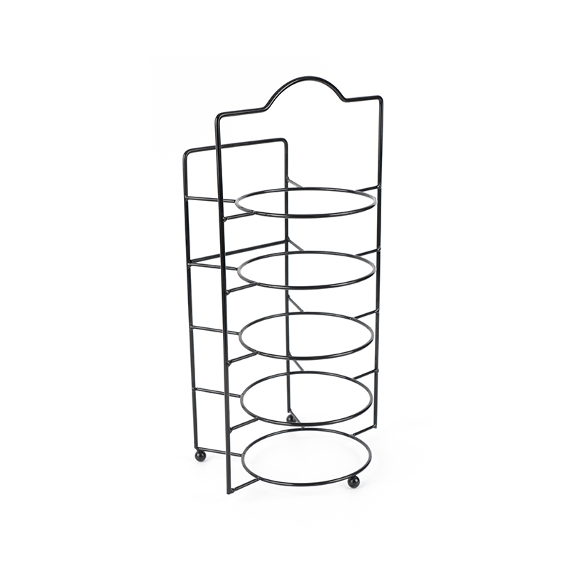 Poschodový servírovací stojan s miskami a riadom