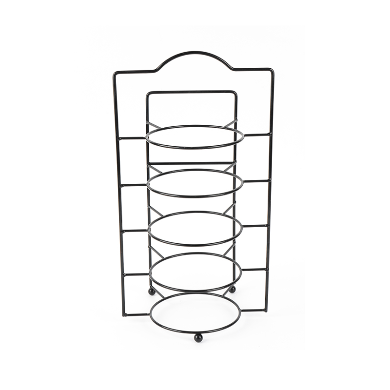 Poschodový servírovací stojan s miskami a riadom