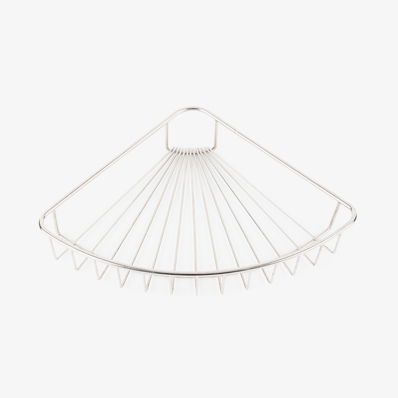 Nerezový nástenný sprchový vozík s háčikom