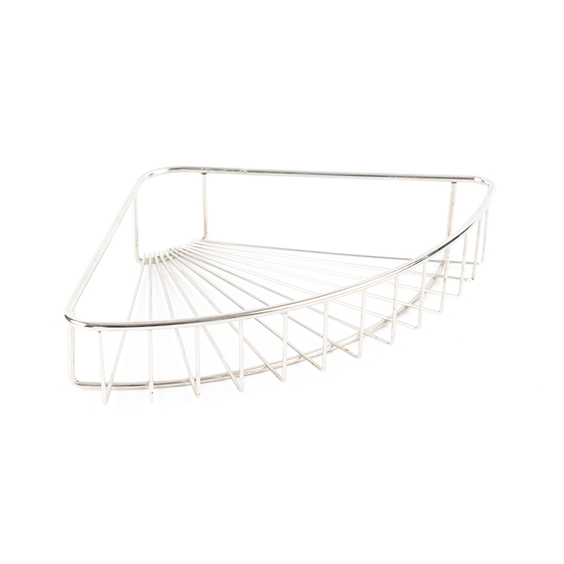 Nerezový nástenný sprchový vozík s háčikom