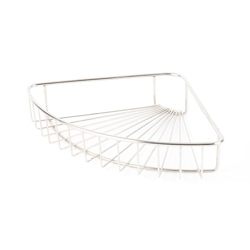 Nerezový nástenný sprchový vozík s háčikom