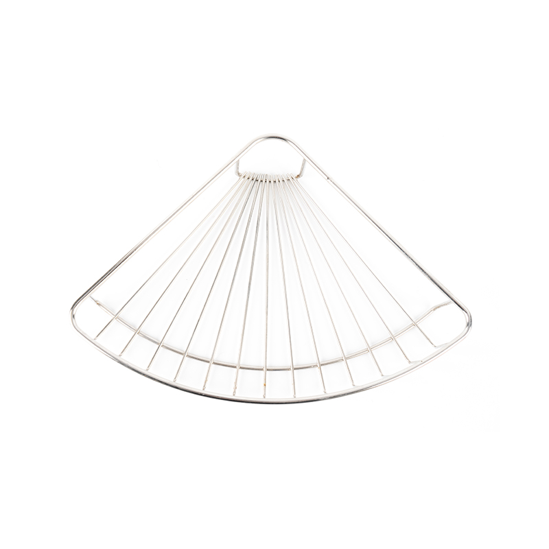 Nerezový nástenný sprchový vozík s háčikom