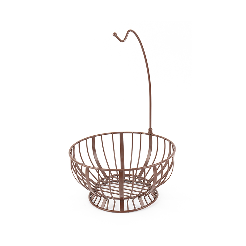 Košík na ovocie s vešiakom na banány do kuchyne