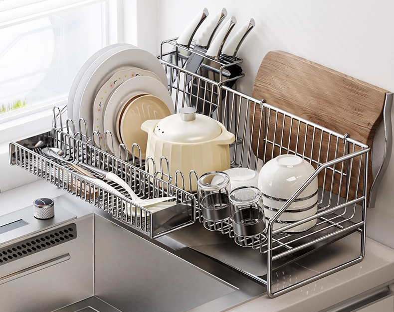 Je držiak na riad 304 z nehrdzavejúcej ocele ideálnou voľbou pre malé kuchyne?